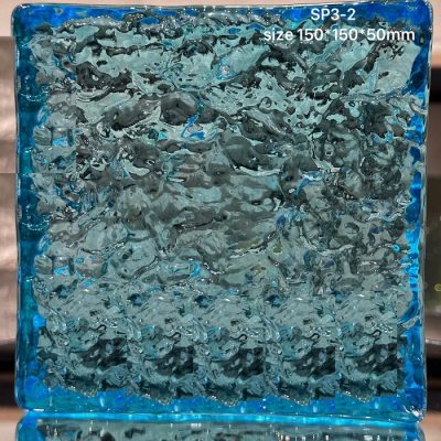 Gạch kính AVSING vuông xám khói vân mây 150x150x50mm