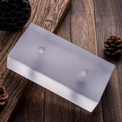 Gạch kính phủ mờ khoan lỗ ngắn 200x100x50mm AVSING