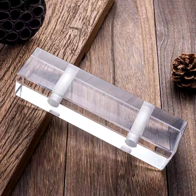 Gạch kính trắng trong khoan lỗ 200x50x50mm AVSING