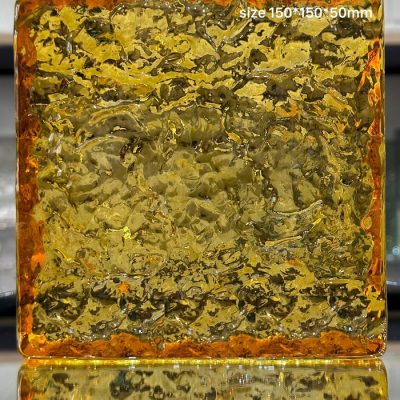 Gạch kính AVSING vuông xám khói vân mây 150x150x50mm