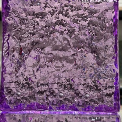 Gạch kính AVSING vuông xám khói vân mây 150x150x50mm